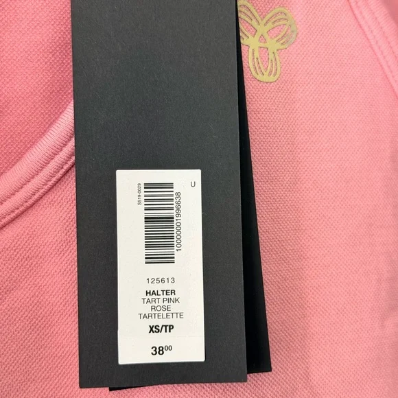Aritzia GOLDEN Tart Pink Body GripHalter Tank Sz XS Activewear Sporty Sport Bra - Picture 4 of 5